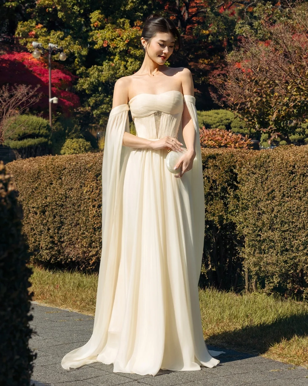 Customized Beige Elegant Pastrol Chiffon Beading Sequined A-line Off-the-shoulder Floor-Length Evening Dresses For Wedding Party
Customized Beige Elegant Pastrol Chiffon Beading Sequined A-line Off-the-shoulder Floor-Length Evening Dresses For Wedding Party