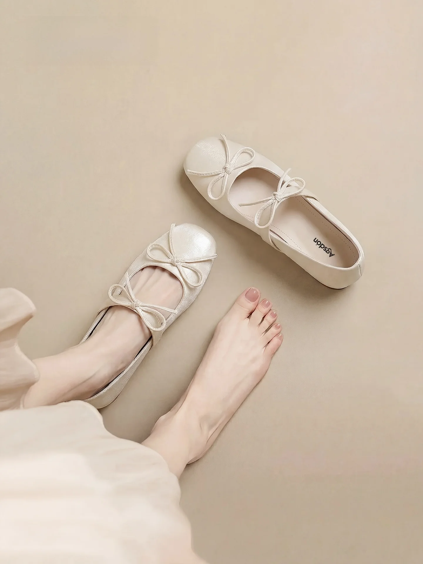 Preliminary Spring Ballet Flat Shoes Beautiful Slip-On Women's Shoes Mary Janes Comfortable Fashionable round Toe PVC Outsole
Preliminary Spring Ballet Flat Shoes Beautiful Slip-On Women's Shoes Mary Janes Comfortable Fashionable round Toe PVC Outsole
