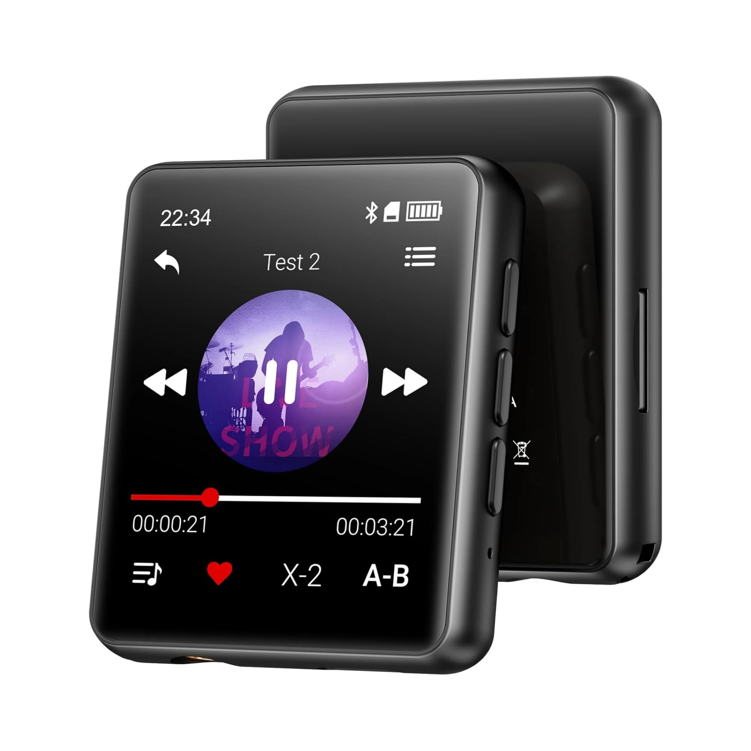 MP3-плеер с Bluetooth 5.4, портативный музыкальный плеер на 128 ГБ с полным сенсорным экраном 1,8 дюйма, встроенным динамиком, FM-радио, записывающим устройством, Sup
MP3-плеер с Bluetooth 5.4, портативный музыкальный плеер на 128 ГБ с полным сенсорным экраном 1,8 дюйма, встроенным динамиком, FM-радио, записывающим устройством, Sup