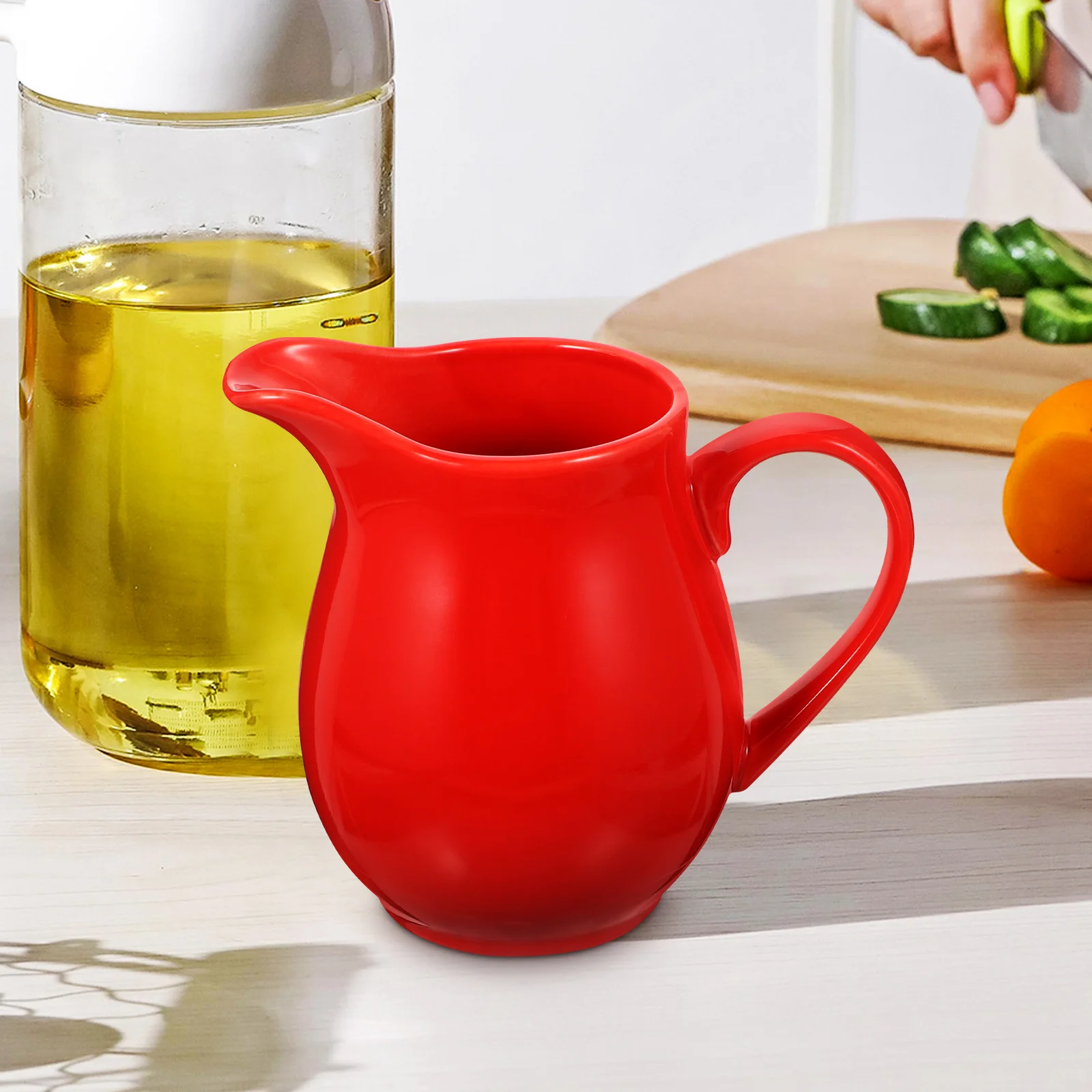 Red Milk Pot Ceramic Gravy Dispenser Sauce Container for Home Restaurant Catering Elegant Design Sauce Container
Red Milk Pot Ceramic Gravy Dispenser Sauce Container for Home Restaurant Catering Elegant Design Sauce Container
