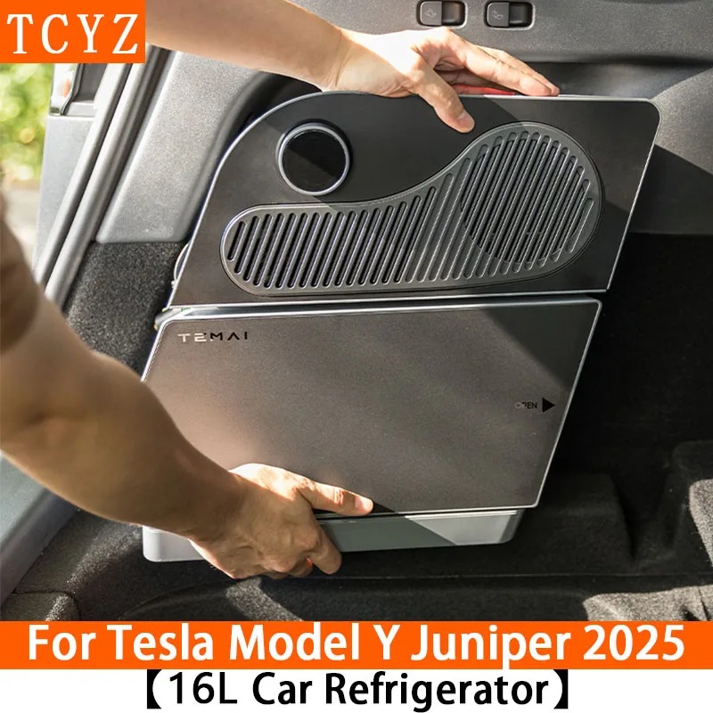 TCYZ Trunk Car Refrigerator 16L for Tesla New Model Y 2025 Juniper Compressor Freezer Cooler Fridge Outdoor Travel Camping
TCYZ Trunk Car Refrigerator 16L for Tesla New Model Y 2025 Juniper Compressor Freezer Cooler Fridge Outdoor Travel Camping