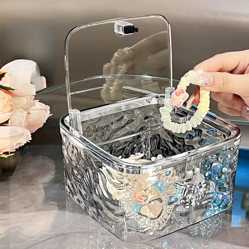 Hair Accessories Organizer Acrylic Storage Box Clear Hair Tie Organizer for Headband Laundry Pods Container Desktop Storage Box
Hair Accessories Organizer Acrylic Storage Box Clear Hair Tie Organizer for Headband Laundry Pods Container Desktop Storage Box