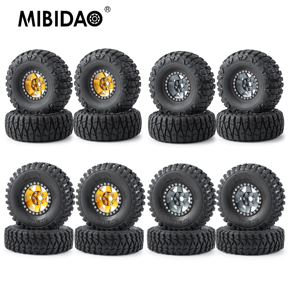Колесные диски MIBIDAO из металлического сплава 1,9 дюйма с Бусиной, ступицы w/ 106/112 мм, резиновые шины для Axial SCX10 TRX-4 1/10, детали для радиоуправляемых моделей автомобилей
Колесные диски MIBIDAO из металлического сплава 1,9 дюйма с Бусиной, ступицы w/ 106/112 мм, резиновые шины для Axial SCX10 TRX-4 1/10, детали для радиоуправляемых моделей автомобилей