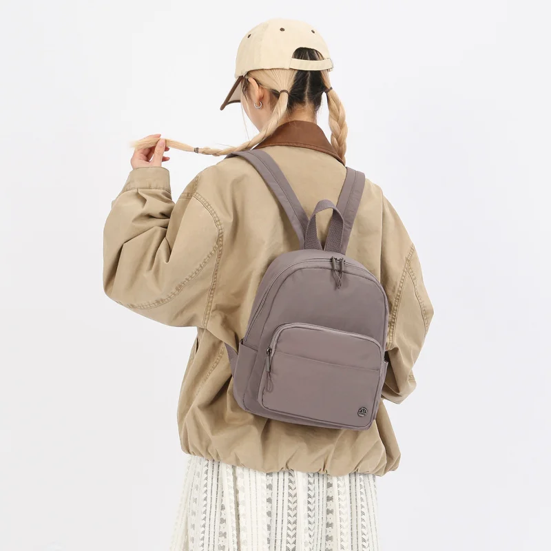Solid Color Backpack Women's Travel Commuting Lightweight2025New style women's travel mini backpack compact school bag
Solid Color Backpack Women's Travel Commuting Lightweight2025New style women's travel mini backpack compact school bag