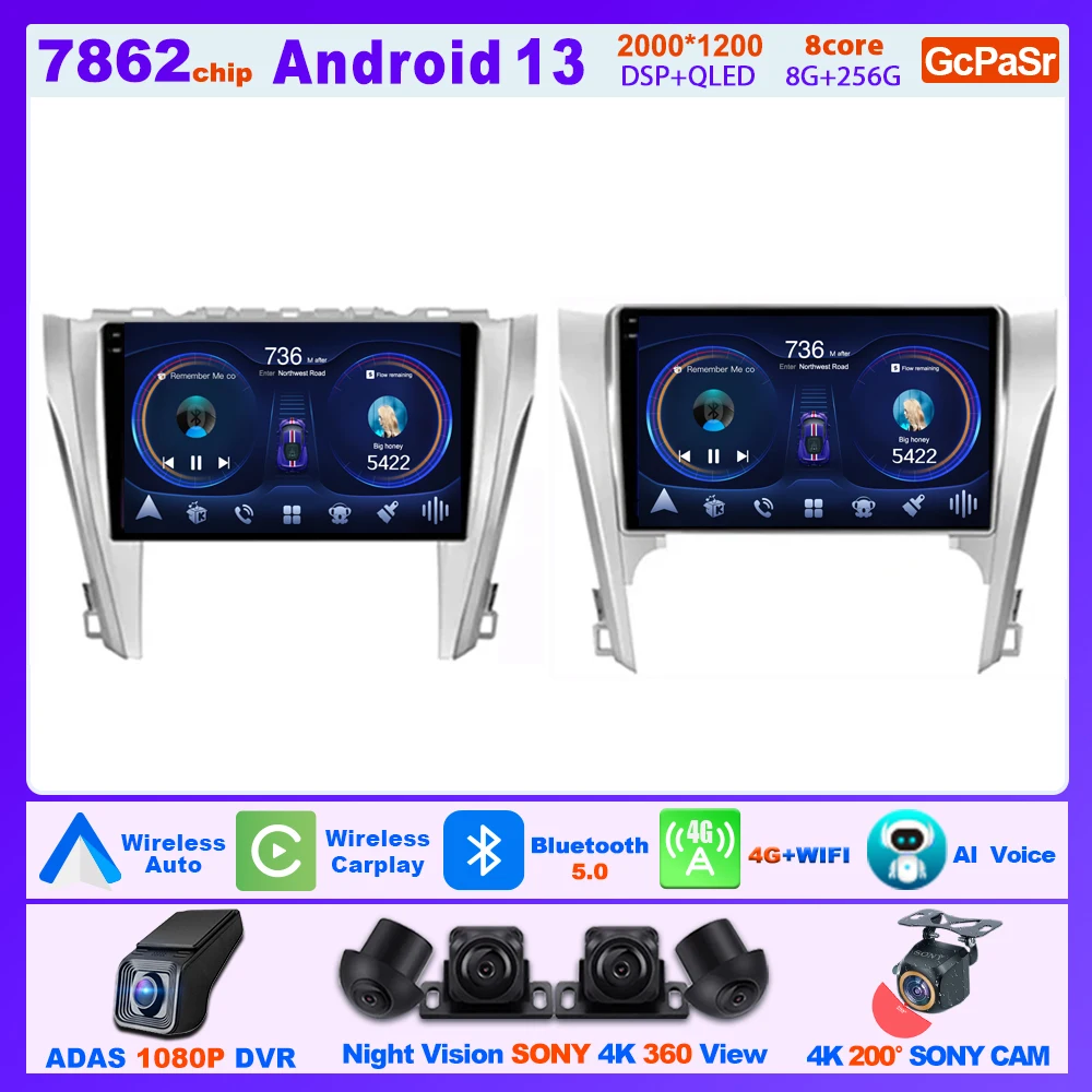 10-дюймовый автомобильный радиоприемник Android для TOYOTA CAMRY 8 50 55 2012-2017, аксессуары, Bluetooth, мультимедийный центр, 5G DVD, Wi-Fi, автомобильная камера
10-дюймовый автомобильный радиоприемник Android для TOYOTA CAMRY 8 50 55 2012-2017, аксессуары, Bluetooth, мультимедийный центр, 5G DVD, Wi-Fi, автомобильная камера
