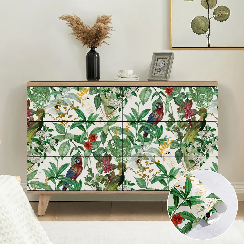 Cute Bird Floral Wallpaper Waterproof PVC Self-adhesive Wallpapers Peel and Stick Removable Furniture Stickers Home Decoration
Cute Bird Floral Wallpaper Waterproof PVC Self-adhesive Wallpapers Peel and Stick Removable Furniture Stickers Home Decoration