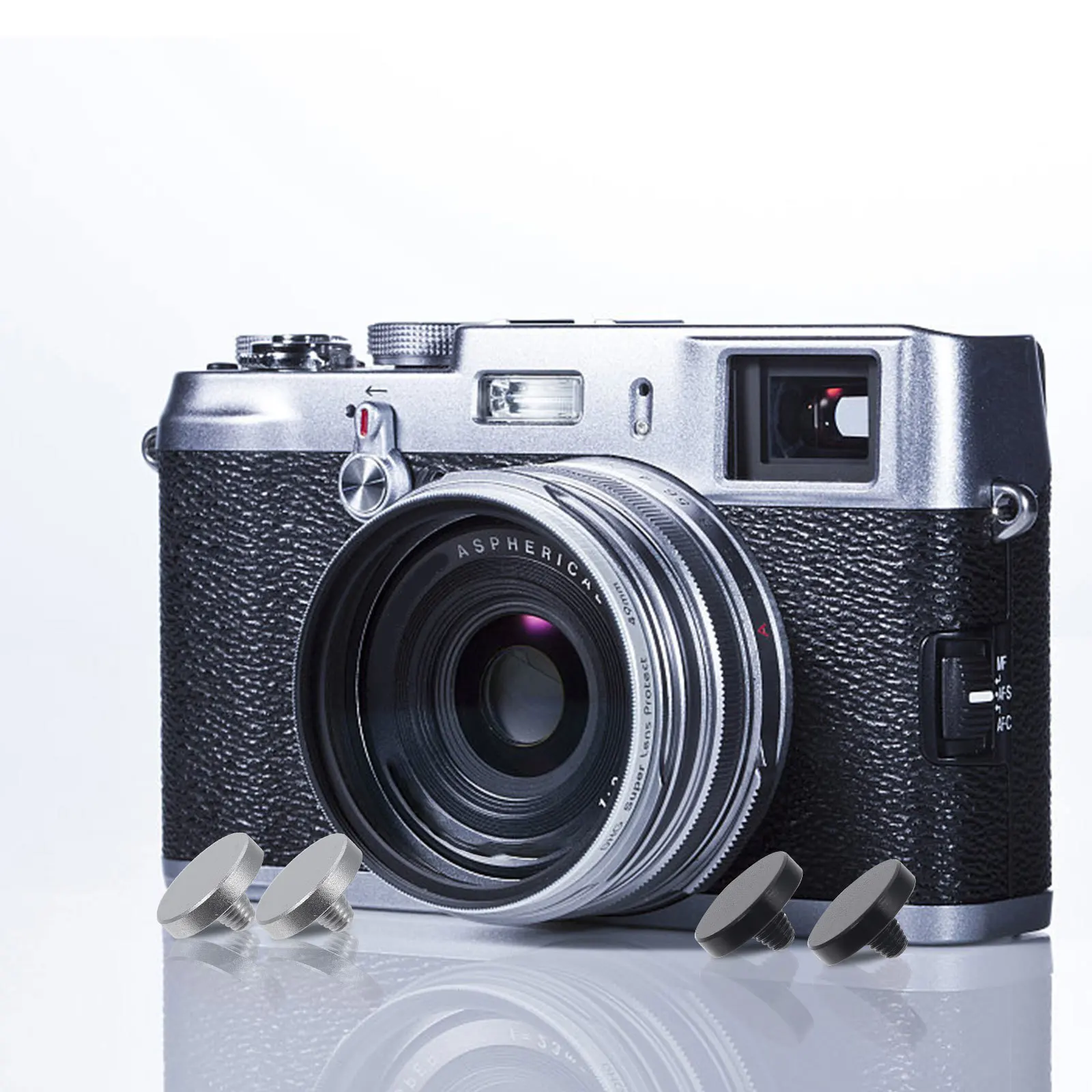 6pcs Aluminum Alloy Shutter Release Button Flat Convex Concave For Camera Shutter Replacement Accessory Part Photography
6pcs Aluminum Alloy Shutter Release Button Flat Convex Concave For Camera Shutter Replacement Accessory Part Photography