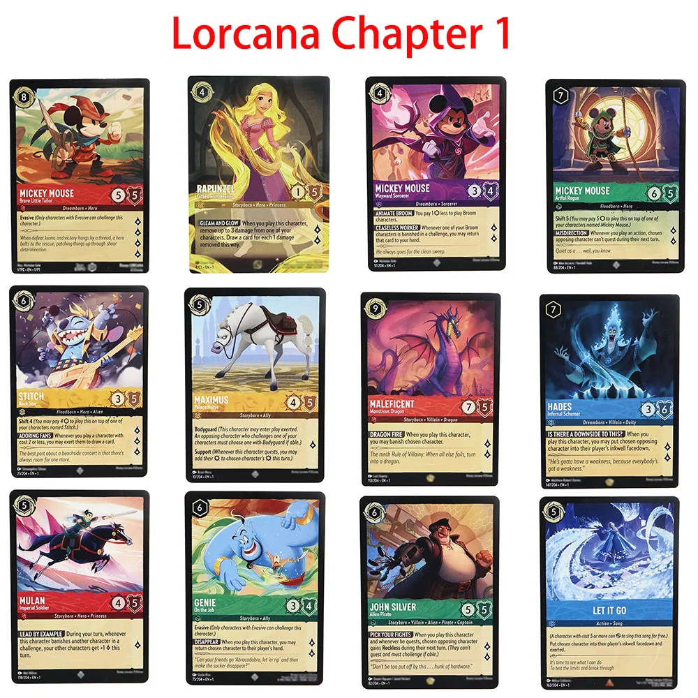 Английская версия PROXY Lorcana Chapter 1, фольгированные карты Dalsy TIC ET TAC Tiana Tigrou Basil Baymax YamaTCG, коллекционные карты игр
Английская версия PROXY Lorcana Chapter 1, фольгированные карты Dalsy TIC ET TAC Tiana Tigrou Basil Baymax YamaTCG, коллекционные карты игр