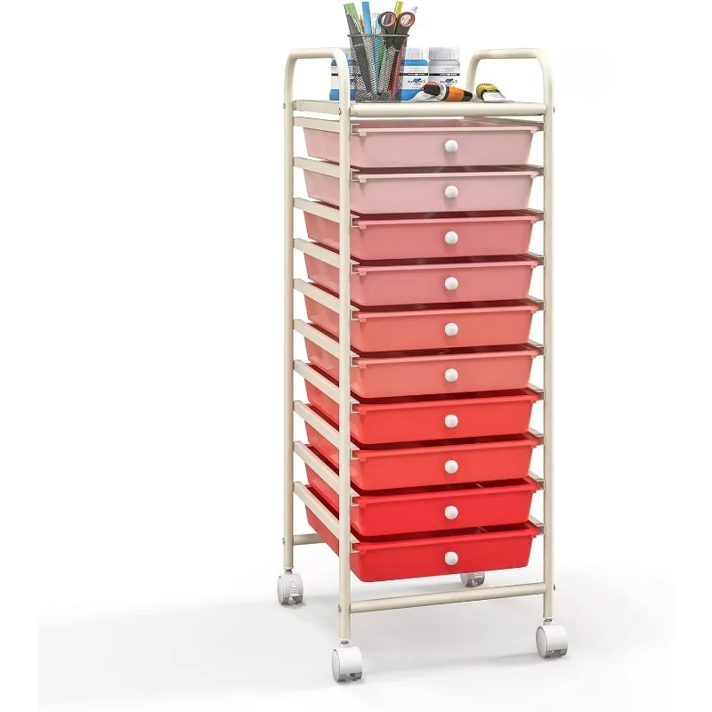 10-Drawer Storage Cart Universal Wheel,Rolling Cart w/Handle,Home Organizer Storage Unit Removable Drawers Trolley Utility Cart
10-Drawer Storage Cart Universal Wheel,Rolling Cart w/Handle,Home Organizer Storage Unit Removable Drawers Trolley Utility Cart
