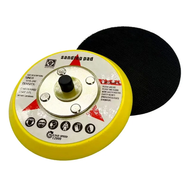 4 Inch 5/16-24T Thread Hook&Loop Sanding Pad PU Polishing Backing Pad for Sander Polisher
4 Inch 5/16-24T Thread Hook&Loop Sanding Pad PU Polishing Backing Pad for Sander Polisher