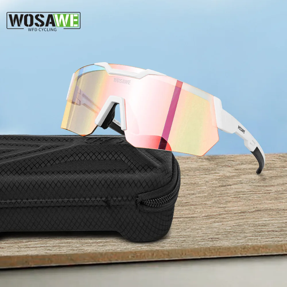 WOSAWE Polarized Cycling Glasses UV400 Outdoor Sports Sunglasses Men MTB Cycling Goggles Women Road Bike Eyewear
WOSAWE Polarized Cycling Glasses UV400 Outdoor Sports Sunglasses Men MTB Cycling Goggles Women Road Bike Eyewear