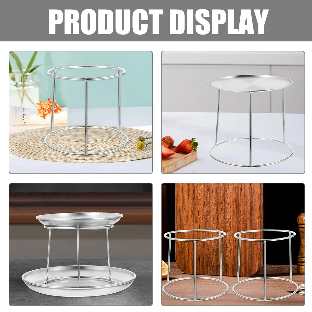 2pcs Double Layer Rack Stainless Steel Seafood Tray Display Kitchen Plate Storage Racks Household Food Dish Rack
2pcs Double Layer Rack Stainless Steel Seafood Tray Display Kitchen Plate Storage Racks Household Food Dish Rack