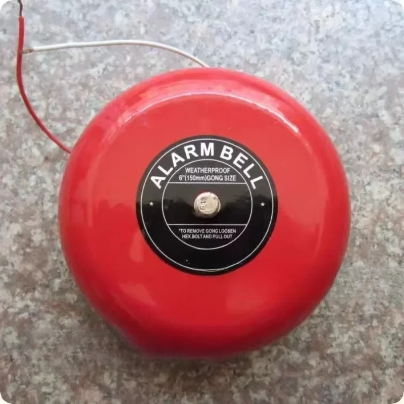 CB-6B Electric Fire Bell 6" 8" 150mm DC24V AC220V Elevator Alarm Bell
CB-6B Electric Fire Bell 6" 8" 150mm DC24V AC220V Elevator Alarm Bell
