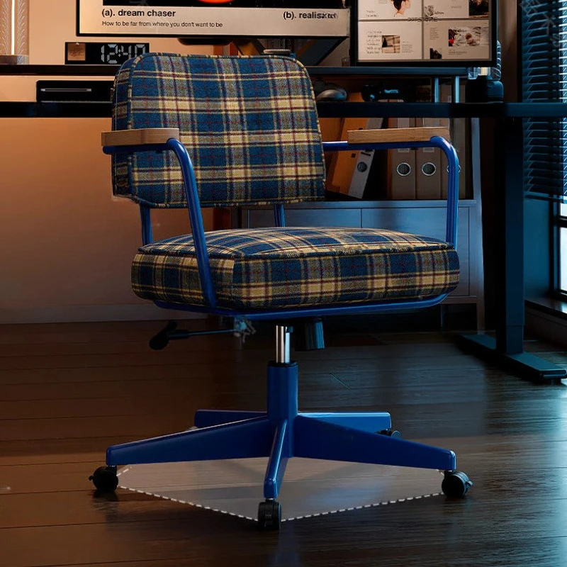 Soft Handle Blue Office Chair Adjustable Nordic Comfortable Swivel Computer Chair Occasional Sillas De Oficina Office Furniture
Soft Handle Blue Office Chair Adjustable Nordic Comfortable Swivel Computer Chair Occasional Sillas De Oficina Office Furniture
