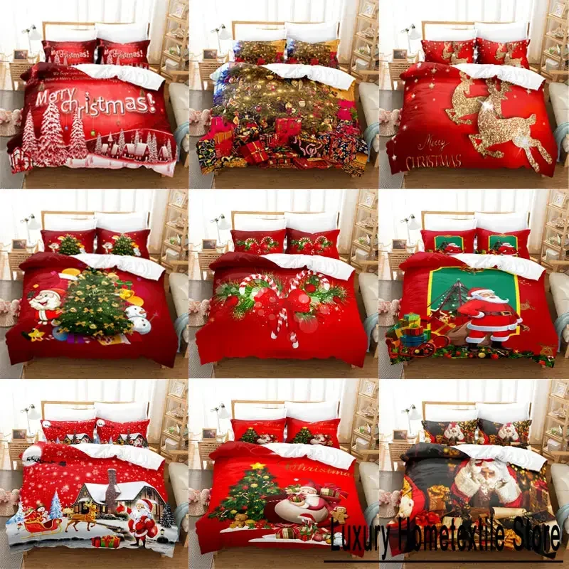 Merry Chrismas Bedding Set Boys Girls Twin Queen Size Duvet Cover Pillowcase Bed Kids Adult Fashion Home Textileextile
Merry Chrismas Bedding Set Boys Girls Twin Queen Size Duvet Cover Pillowcase Bed Kids Adult Fashion Home Textileextile