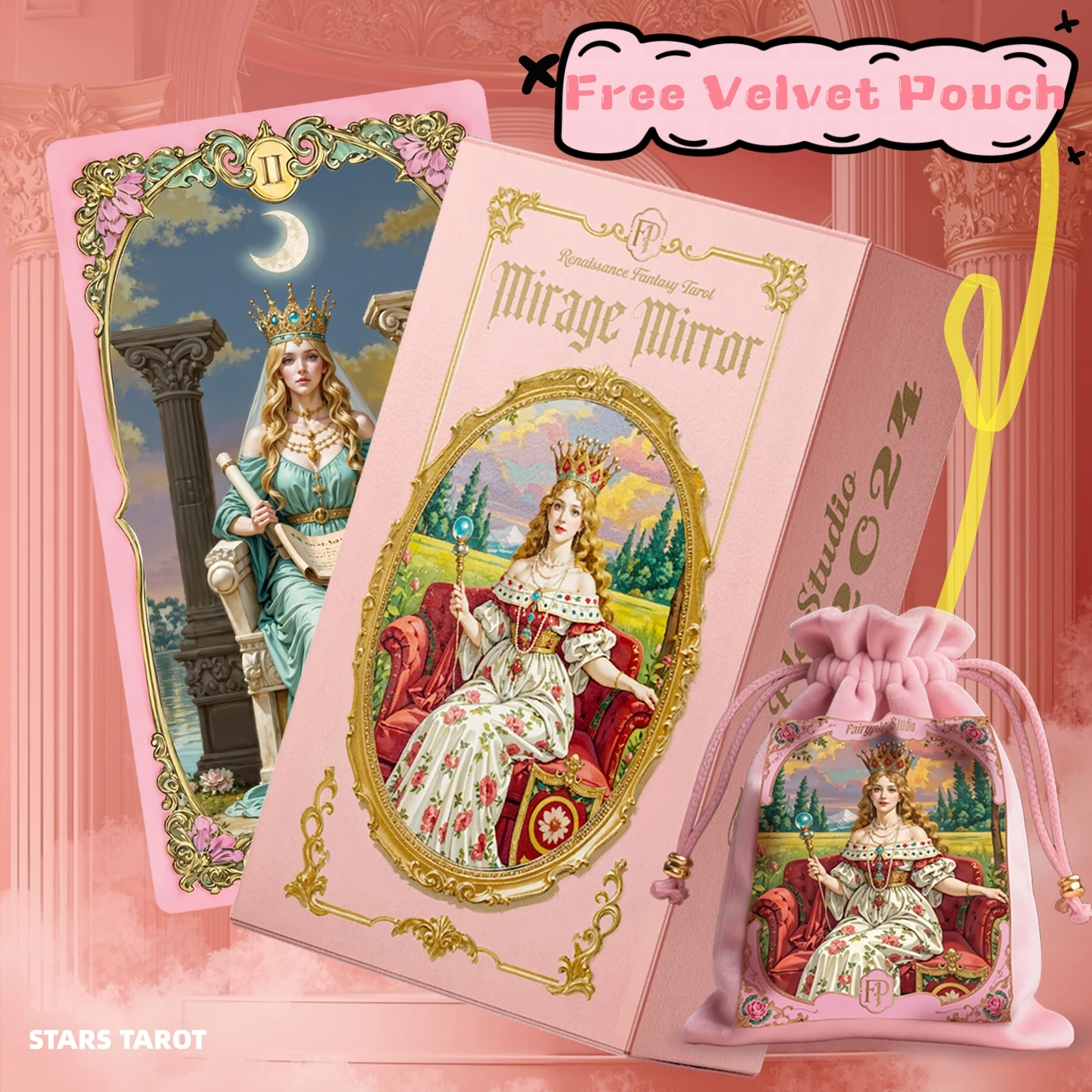 New Original Renaissance Fantasy Tarot Deck Guidebook Beginners Learning Divination Fate Oracle rider waite tarot cards English
New Original Renaissance Fantasy Tarot Deck Guidebook Beginners Learning Divination Fate Oracle rider waite tarot cards English