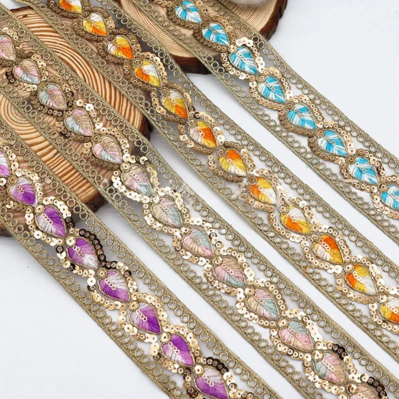 10yards Bone Rope Embroidery Sequin Lace Ethnic Style Hanfu Decoration Handmade Accessories Costume Appliqued Sequin Trim
10yards Bone Rope Embroidery Sequin Lace Ethnic Style Hanfu Decoration Handmade Accessories Costume Appliqued Sequin Trim
