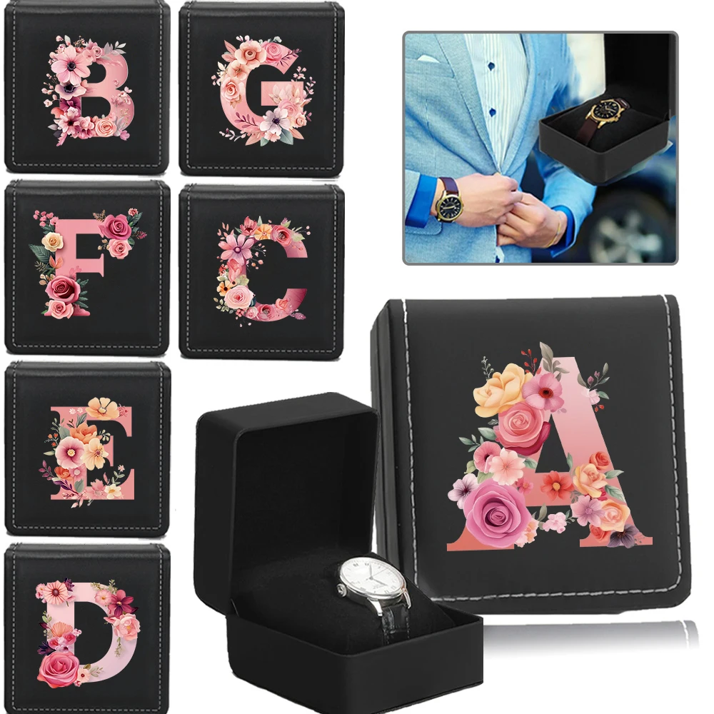 Watch Box Fashion Watch Packaging Box Portable Watch Gift Box Suitable For Holiday Surprise Packaging Pink Rose Letter Pattern
Watch Box Fashion Watch Packaging Box Portable Watch Gift Box Suitable For Holiday Surprise Packaging Pink Rose Letter Pattern
