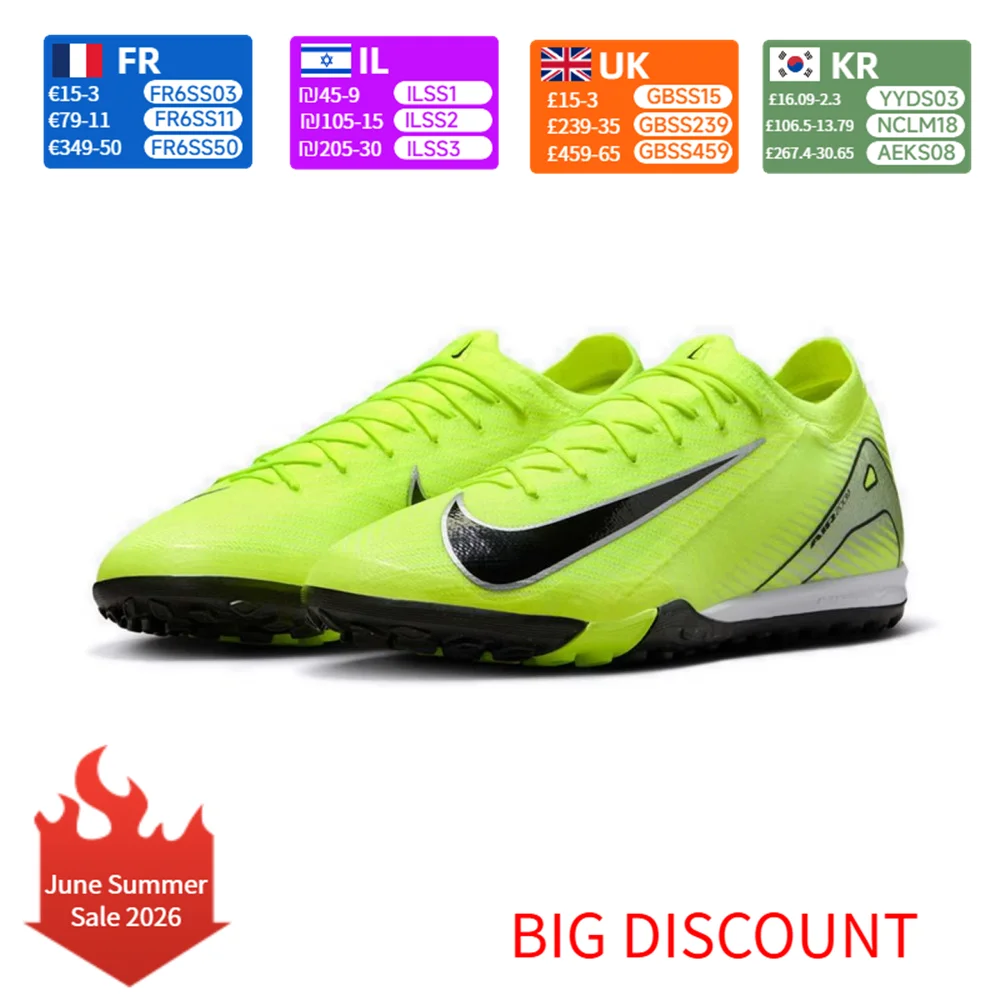 Mercurial Vapor 16 Pro Turf Football Shoes unisx Soccer Cleats Agile Support Quick Turf Grip Lockdown PerformanceFQ8687-700
Mercurial Vapor 16 Pro Turf Football Shoes unisx Soccer Cleats Agile Support Quick Turf Grip Lockdown PerformanceFQ8687-700