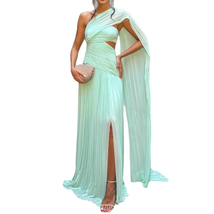 Wedding Guest Dress Elegant Party Chiffon Long A Line Dresses Strapless Maxi Dress One Shoulder Mint Green Evening Dress
Wedding Guest Dress Elegant Party Chiffon Long A Line Dresses Strapless Maxi Dress One Shoulder Mint Green Evening Dress