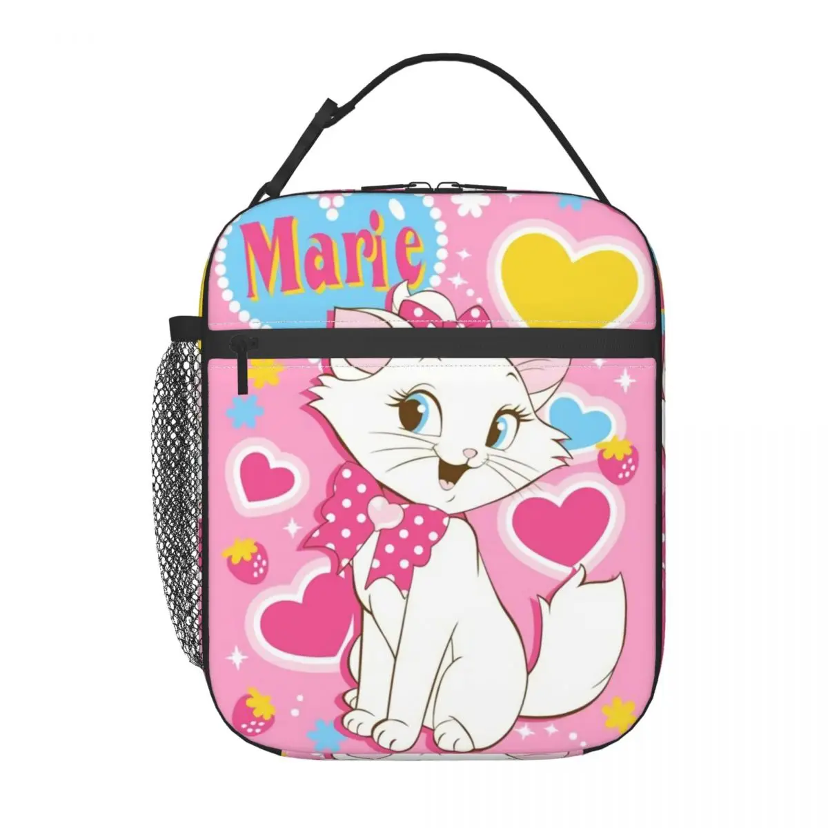 Custom Marie Cat Lover Insulated Lunch Bag for Women Thermal Cooler Bento Box Outdoor Camping Travel Portable Tote Bags
Custom Marie Cat Lover Insulated Lunch Bag for Women Thermal Cooler Bento Box Outdoor Camping Travel Portable Tote Bags