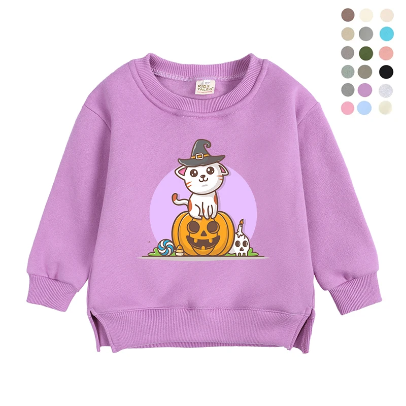 2024 Kids Halloween Sweatshirt Clothes 6M-7T Cat Pumpkin Cartoon Fleece Outfits Boys Girls Spooky Costume Cosplay Gift for Kid
2024 Kids Halloween Sweatshirt Clothes 6M-7T Cat Pumpkin Cartoon Fleece Outfits Boys Girls Spooky Costume Cosplay Gift for Kid