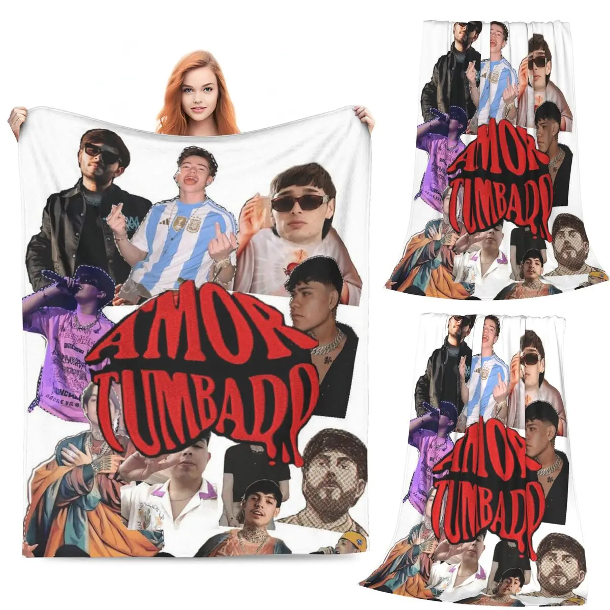 N-Natanael Canos Blue Rapper Blanket Fleece Sofa Throw Blanket Breathable for Home Bedroom Office Throws Bedspread Quilt
N-Natanael Canos Blue Rapper Blanket Fleece Sofa Throw Blanket Breathable for Home Bedroom Office Throws Bedspread Quilt