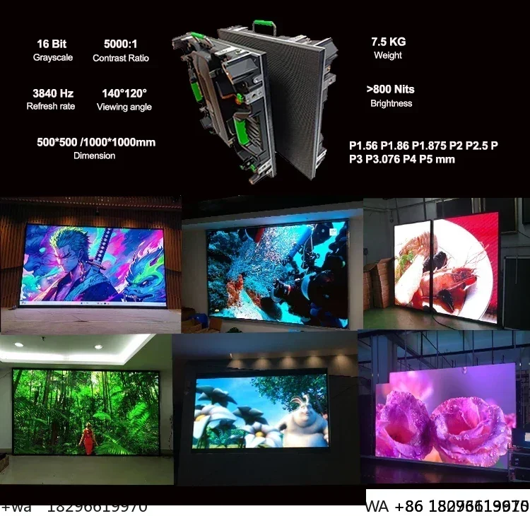 Indoor P1.25/P2/P2.5 LED Screen Full Color HD Splicing Display for Conference Rooms
Indoor P1.25/P2/P2.5 LED Screen Full Color HD Splicing Display for Conference Rooms