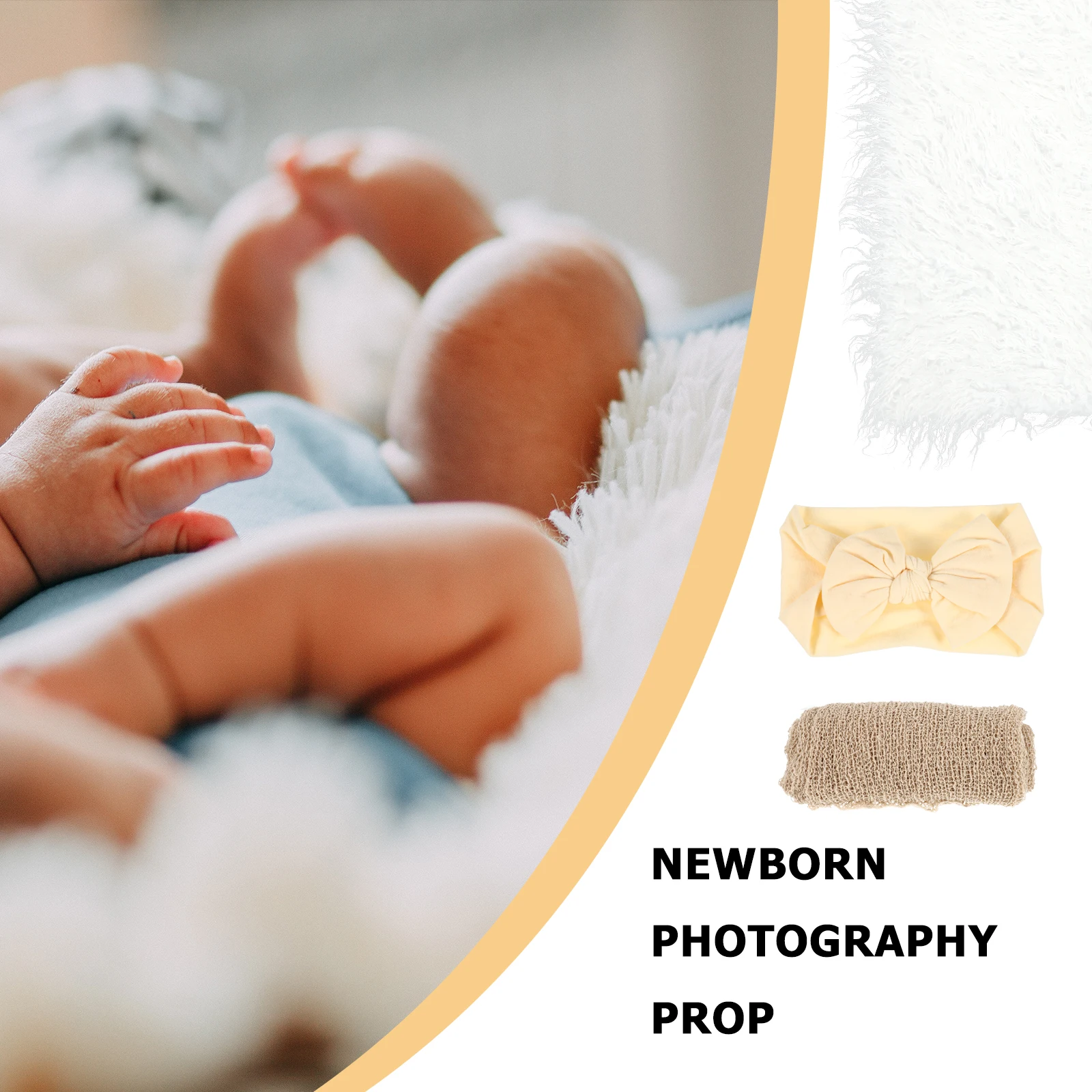 Chic Newborn Photography Swaddle Wrap Blanket Headband Props Baby Infant Photo Studio Accessories
Chic Newborn Photography Swaddle Wrap Blanket Headband Props Baby Infant Photo Studio Accessories