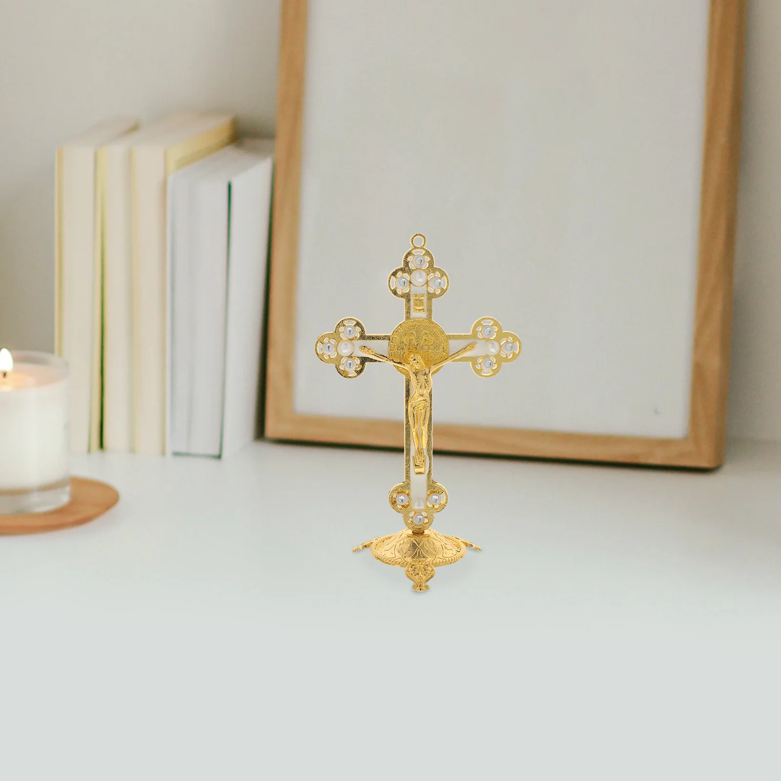 Jesus Carrying Cross Statue Hand Painted Decorative Sculpture for Home Office Prayer Catholic Gift Religious Atmosphere
Jesus Carrying Cross Statue Hand Painted Decorative Sculpture for Home Office Prayer Catholic Gift Religious Atmosphere