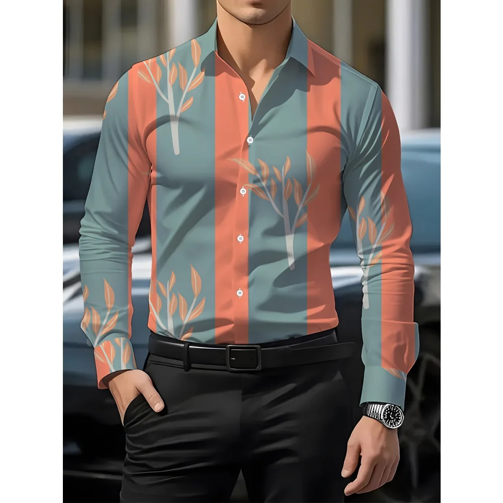 Men's Colorful Checkered Stripe Printed Men's Long-Sleeved Shirt Summer Casual Men's Single Shirt Beach Men's Fashion Shirts
Men's Colorful Checkered Stripe Printed Men's Long-Sleeved Shirt Summer Casual Men's Single Shirt Beach Men's Fashion Shirts