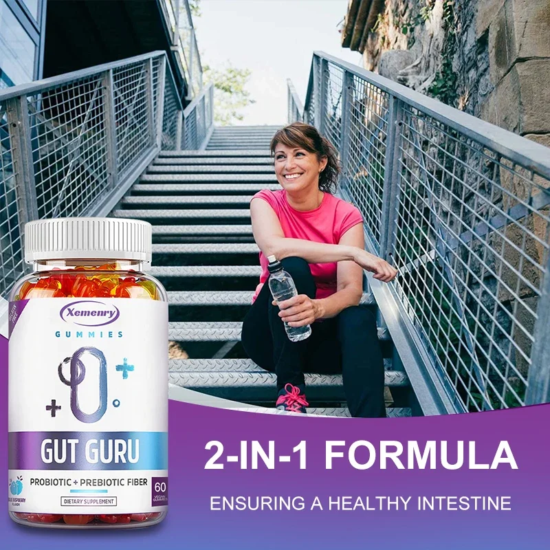 GUT GURU Prebiotic + Probiotic Gummies - Supports Digestion and Gut Health, Promotes Bowel Regularity Zinc, Boosts ImmunitySuppl
GUT GURU Prebiotic + Probiotic Gummies - Supports Digestion and Gut Health, Promotes Bowel Regularity Zinc, Boosts ImmunitySuppl