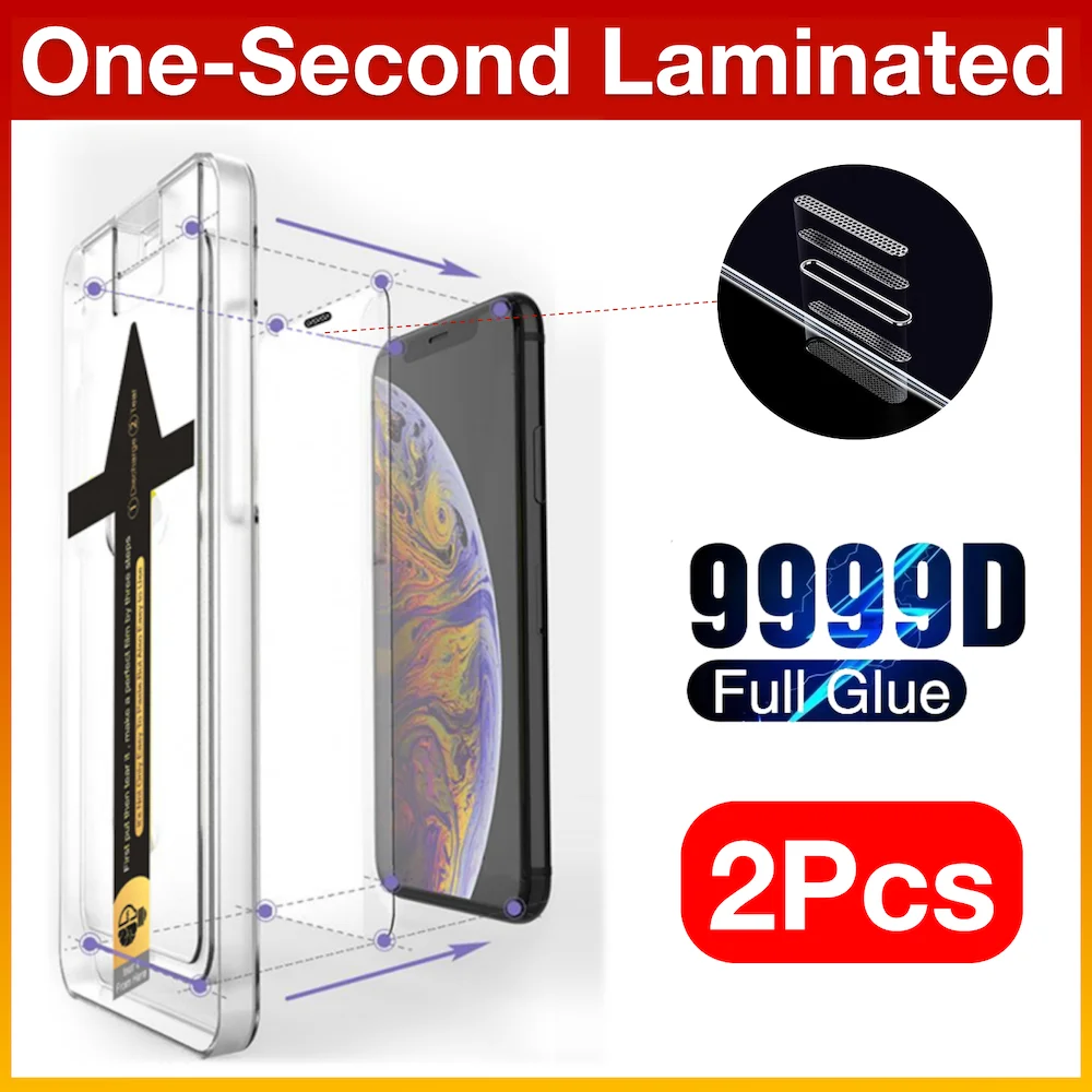 2pcs for iPhone 14 Pro Max 13 12 11 X XS XR Explosion-proof Screen Protector Protective Glass with Install Magicjohn
2pcs for iPhone 14 Pro Max 13 12 11 X XS XR Explosion-proof Screen Protector Protective Glass with Install Magicjohn