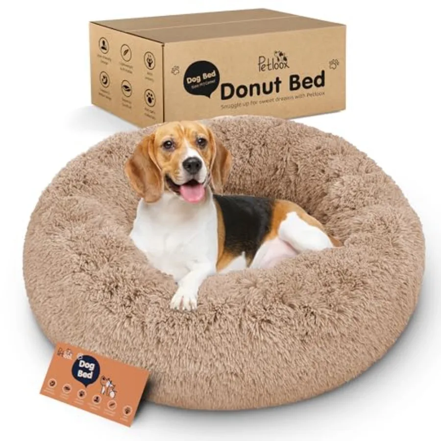 Круглая лежанка для собак Donut Dog Bed - Премиум-комфорт для снятия тревоги - Пушистый и успокаивающий дизайн с ультраплюшевой поддержкой, уютная круглая лежанка для собак с
Круглая лежанка для собак Donut Dog Bed - Премиум-комфорт для снятия тревоги - Пушистый и успокаивающий дизайн с ультраплюшевой поддержкой, уютная круглая лежанка для собак с
