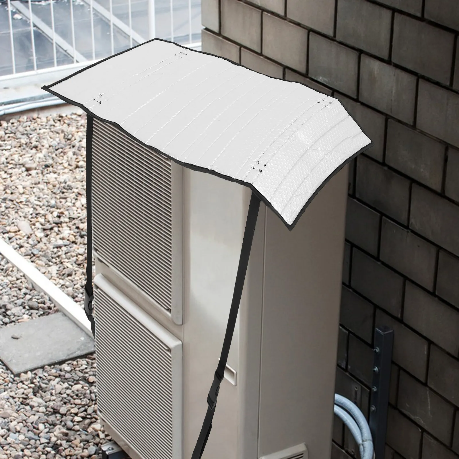 Air Conditioner Outdoor Cover Silver Premium Material Sun Shade Protective Cover Easy Install Adjustable String Blocks Direct
Air Conditioner Outdoor Cover Silver Premium Material Sun Shade Protective Cover Easy Install Adjustable String Blocks Direct