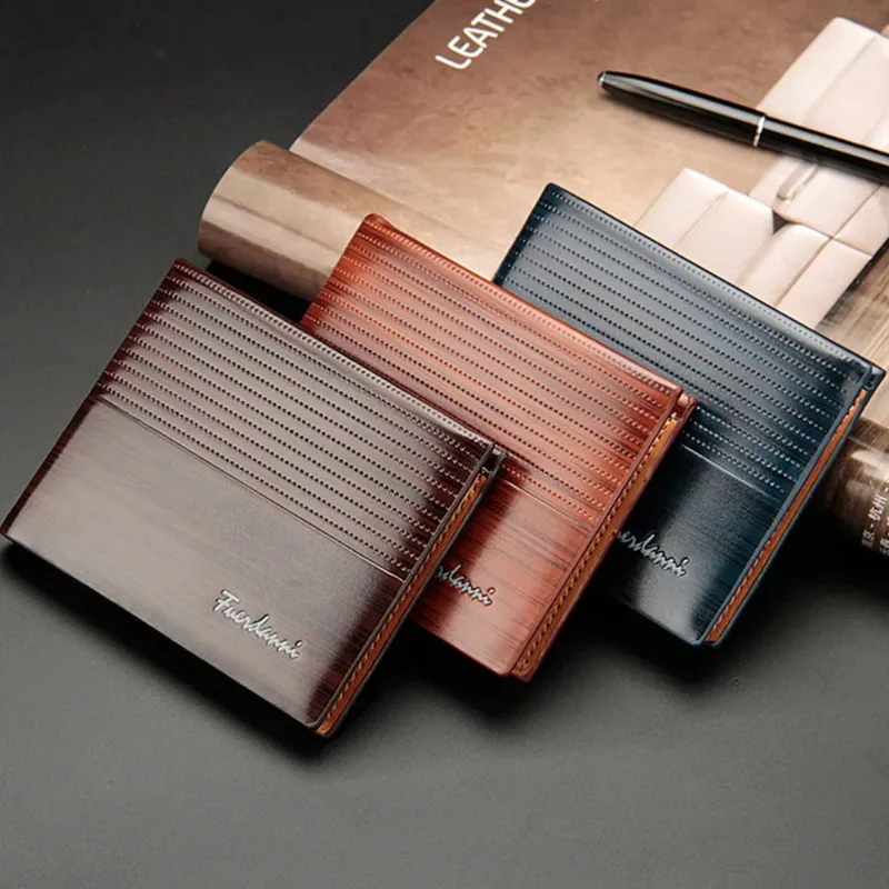 Vintage Men Leather Wallet Short Slim Male Purses Money Credit Card Holders Luxury Wallet Money Bag
Vintage Men Leather Wallet Short Slim Male Purses Money Credit Card Holders Luxury Wallet Money Bag