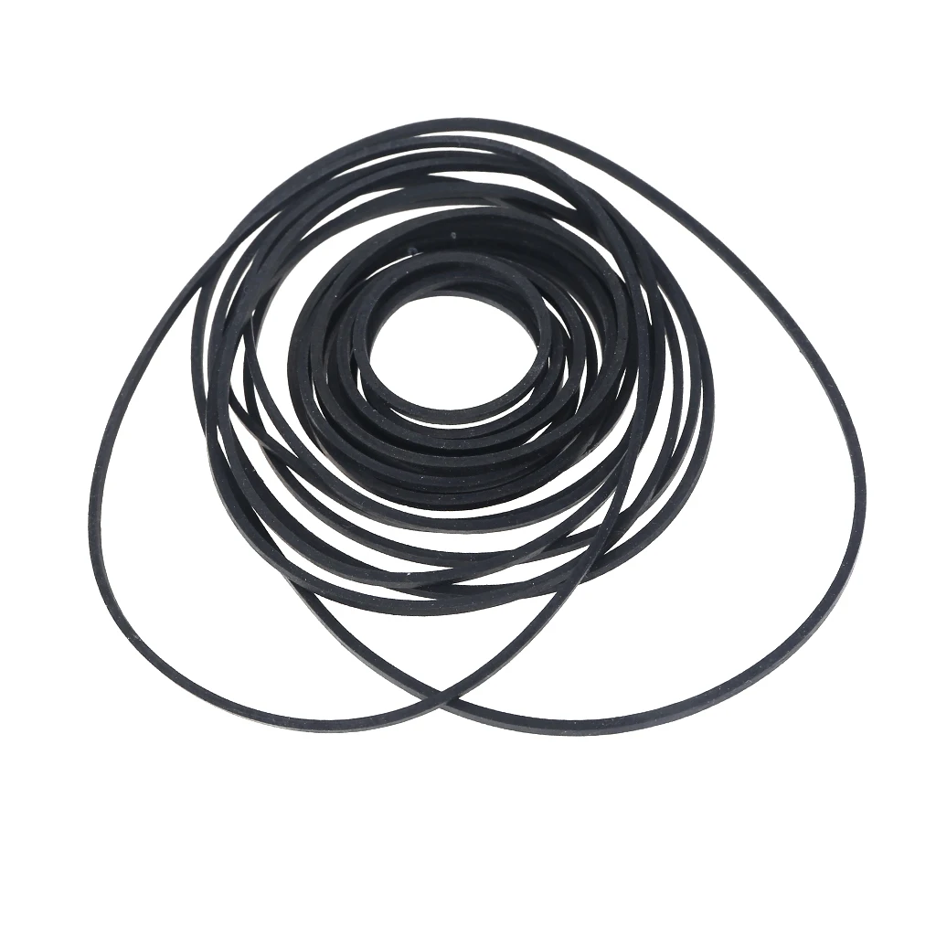 10 Pcs Drive Flat Belts Rubber DVD Cassette Tape Recorder Turntable Strap Belt Cassette Tape Replacement 1.5mm Universal
10 Pcs Drive Flat Belts Rubber DVD Cassette Tape Recorder Turntable Strap Belt Cassette Tape Replacement 1.5mm Universal