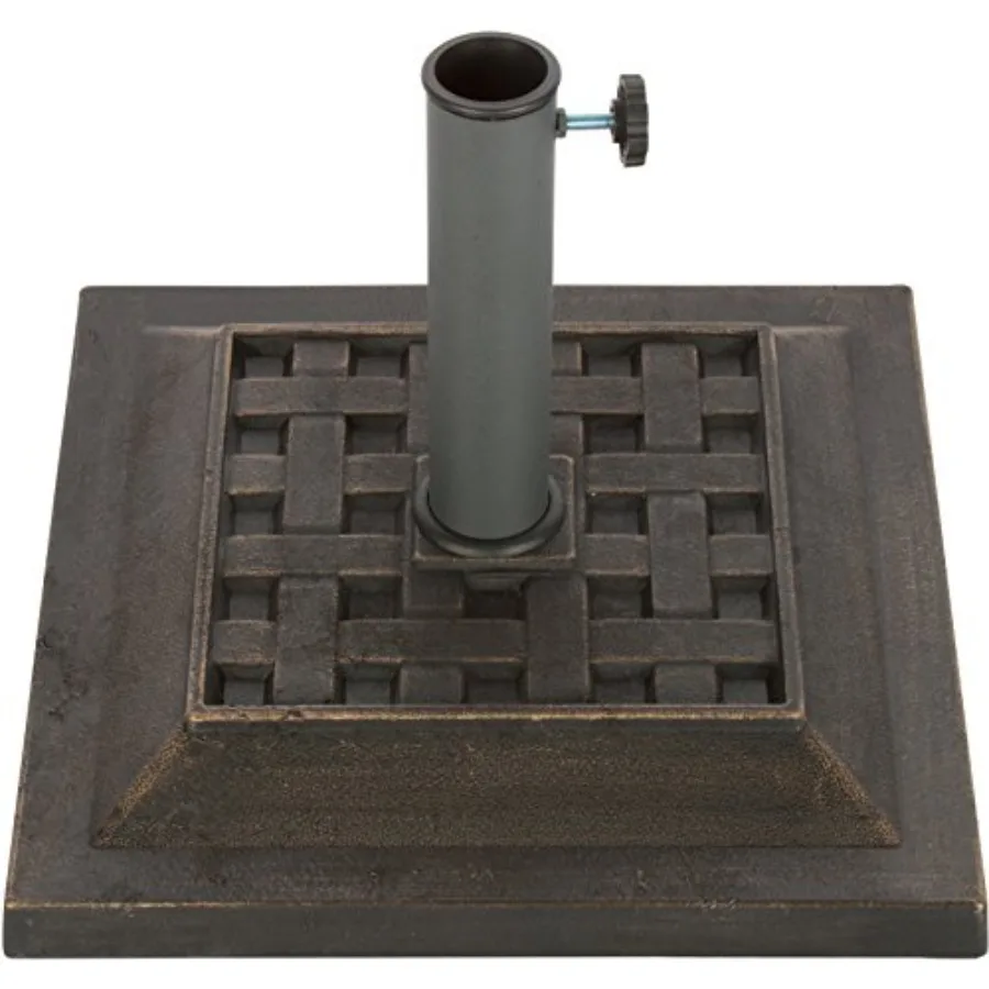 Square Resin Umbrella Base - 17.3"X 17.3" in Finish - By
Square Resin Umbrella Base - 17.3"X 17.3" in Finish - By
