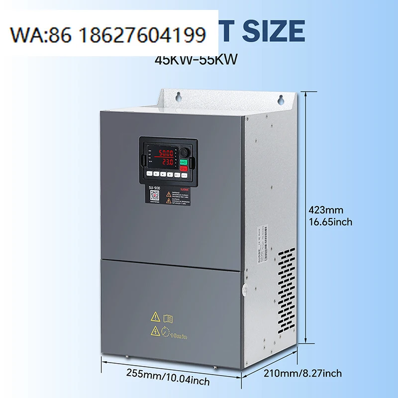 90KW-110KW 380V Three Phase Solar Submersible Pump VFD Inverter MPPT Vector Control Device
90KW-110KW 380V Three Phase Solar Submersible Pump VFD Inverter MPPT Vector Control Device