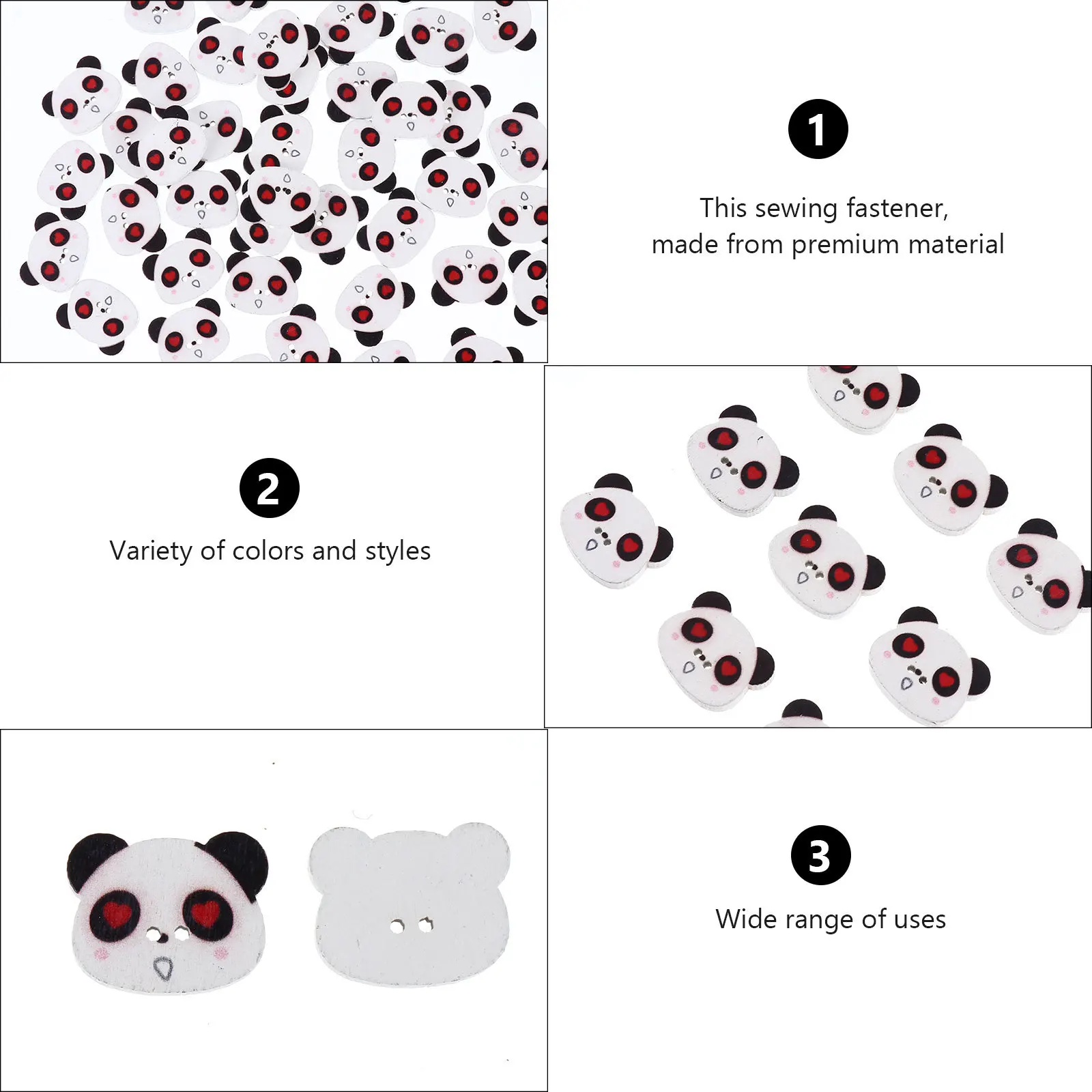 100Pcs Creative Sewing Buttons Fasteners for DIY Jackets Bags Clothes Accessories Decorative Buttons
100Pcs Creative Sewing Buttons Fasteners for DIY Jackets Bags Clothes Accessories Decorative Buttons