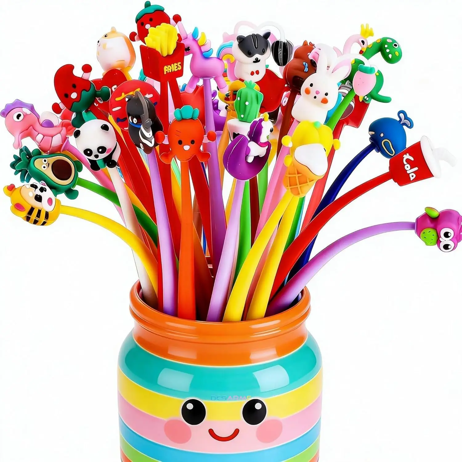 30 Pack Fun Pens for Kids - Cute Cartoon Silicone Pens for Classroom Prizes, Party Favors, Student Gifts, Graduation Supplies
30 Pack Fun Pens for Kids - Cute Cartoon Silicone Pens for Classroom Prizes, Party Favors, Student Gifts, Graduation Supplies
