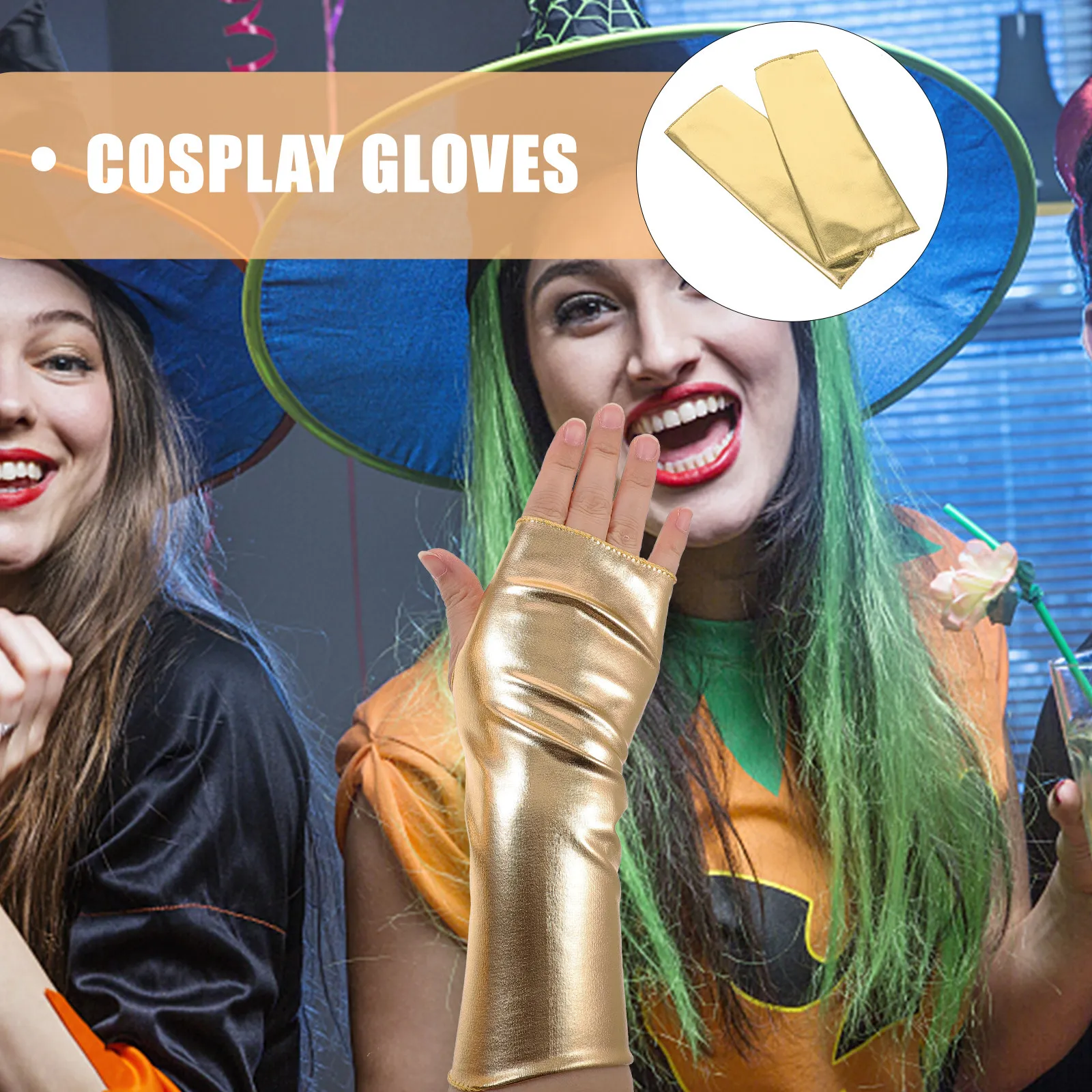 1Pair Punk Fingerless Long Gloves Halloween Cosplay Accessories Party Supplies Decorative Gloves for Men Women Cool Comfortable
1Pair Punk Fingerless Long Gloves Halloween Cosplay Accessories Party Supplies Decorative Gloves for Men Women Cool Comfortable