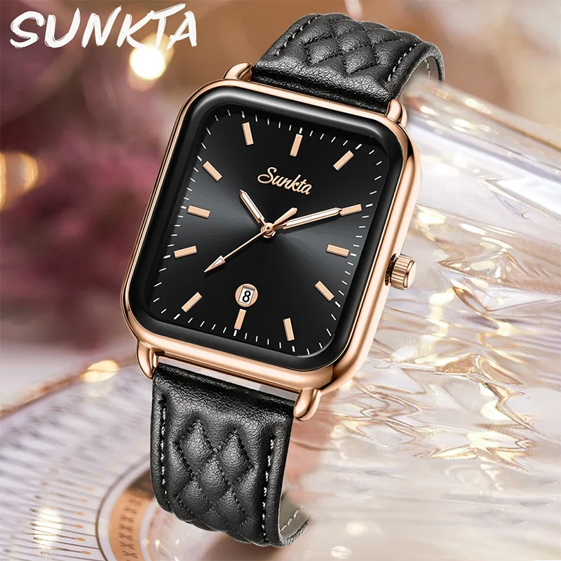 SUNKTA New 2026 Classic Simple Square Quartz Watches Student Exam Watch Waterproof Men's and Women's Fashion Watch Reloj Hombre
SUNKTA New 2026 Classic Simple Square Quartz Watches Student Exam Watch Waterproof Men's and Women's Fashion Watch Reloj Hombre