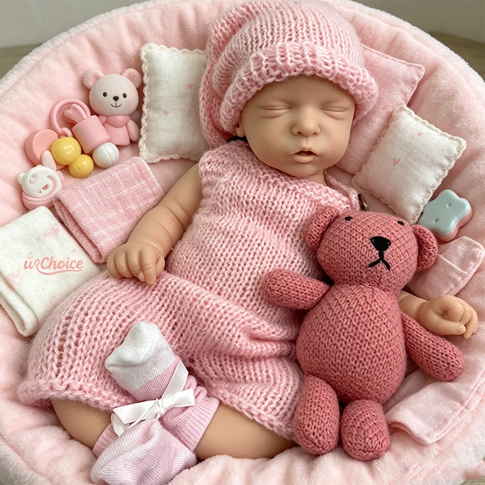 18Inch Unpainted Girl Full Soft Silicone Reborn Baby Lifelike Washable Blank Newborn Doll for Artist Collector Xmas Gift
18Inch Unpainted Girl Full Soft Silicone Reborn Baby Lifelike Washable Blank Newborn Doll for Artist Collector Xmas Gift