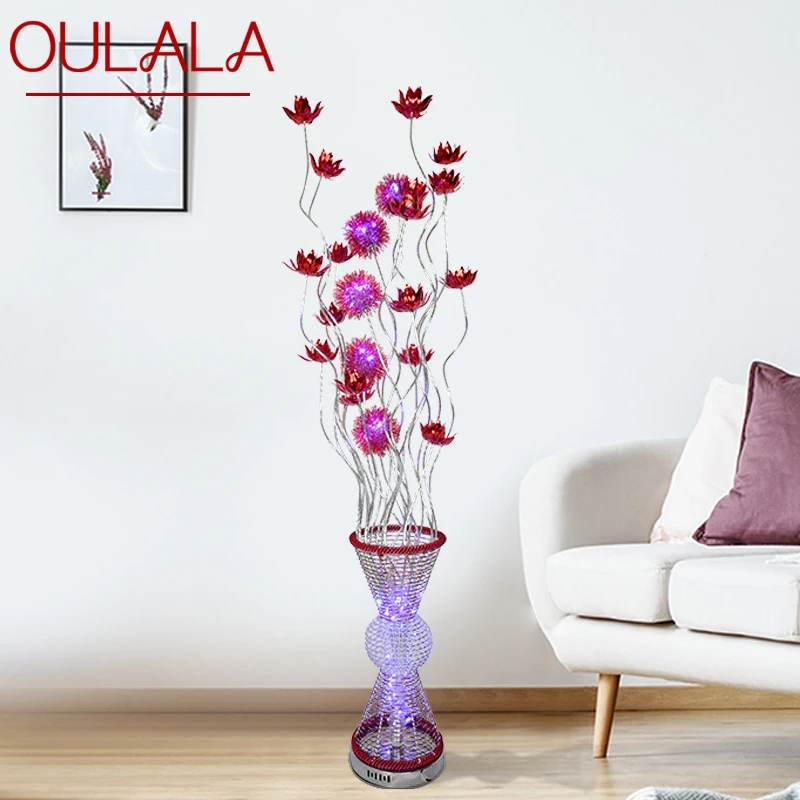 OULALA Nordic Floor Lamp Modern Art Red Flower Iiving Room Sofa Bedroom Hotel LED Originality Decorative Standing Light
OULALA Nordic Floor Lamp Modern Art Red Flower Iiving Room Sofa Bedroom Hotel LED Originality Decorative Standing Light