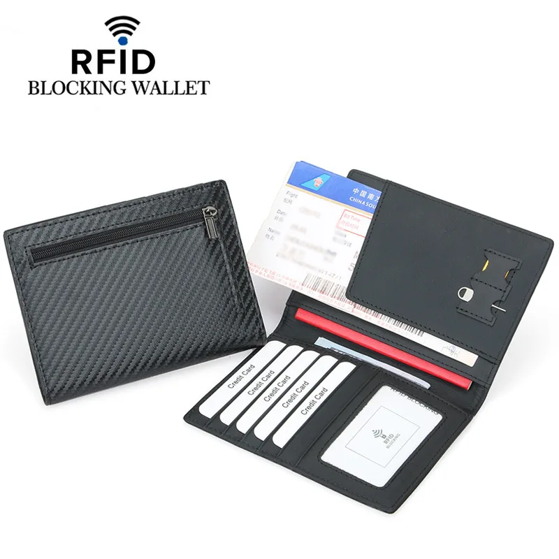 Men's Anti-Theft RFID-Blocking Genuine Leather Passport Wallet, Slim Multi-Card Holder & ID Organizer with Travel Document Pocke
Men's Anti-Theft RFID-Blocking Genuine Leather Passport Wallet, Slim Multi-Card Holder & ID Organizer with Travel Document Pocke