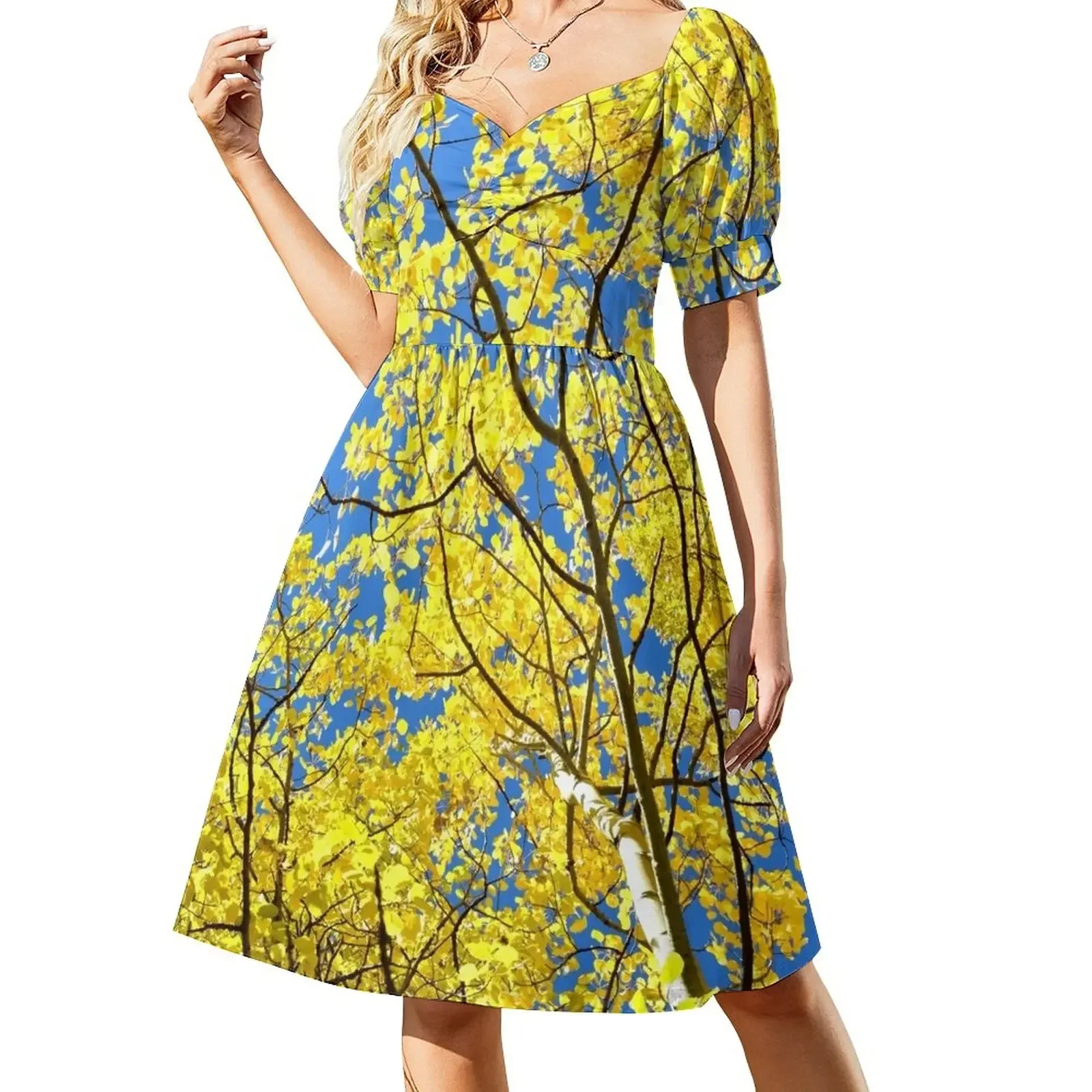 Golden Aspen Leaves in Colorado Fall Mountains Sleeveless Dress dresses for women 2025 luxury dress Dress
Golden Aspen Leaves in Colorado Fall Mountains Sleeveless Dress dresses for women 2025 luxury dress Dress