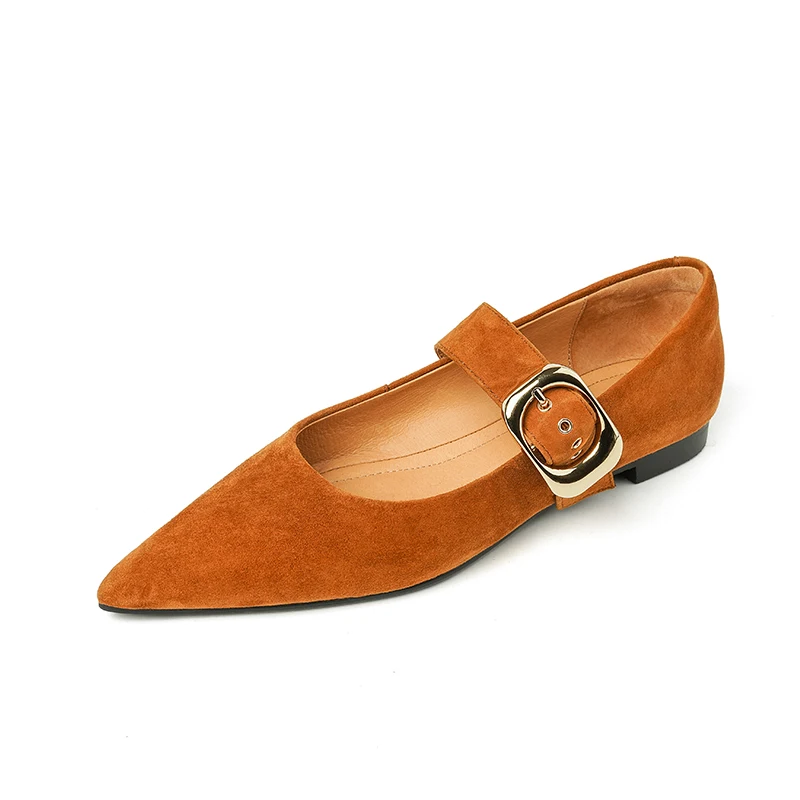 Woman Flats Simple Shoes Retro Flats Pointed Toe Ladies High Quality Sheepsuede Spring Autumn Handmade Vintage Shoes Low Heels
Woman Flats Simple Shoes Retro Flats Pointed Toe Ladies High Quality Sheepsuede Spring Autumn Handmade Vintage Shoes Low Heels