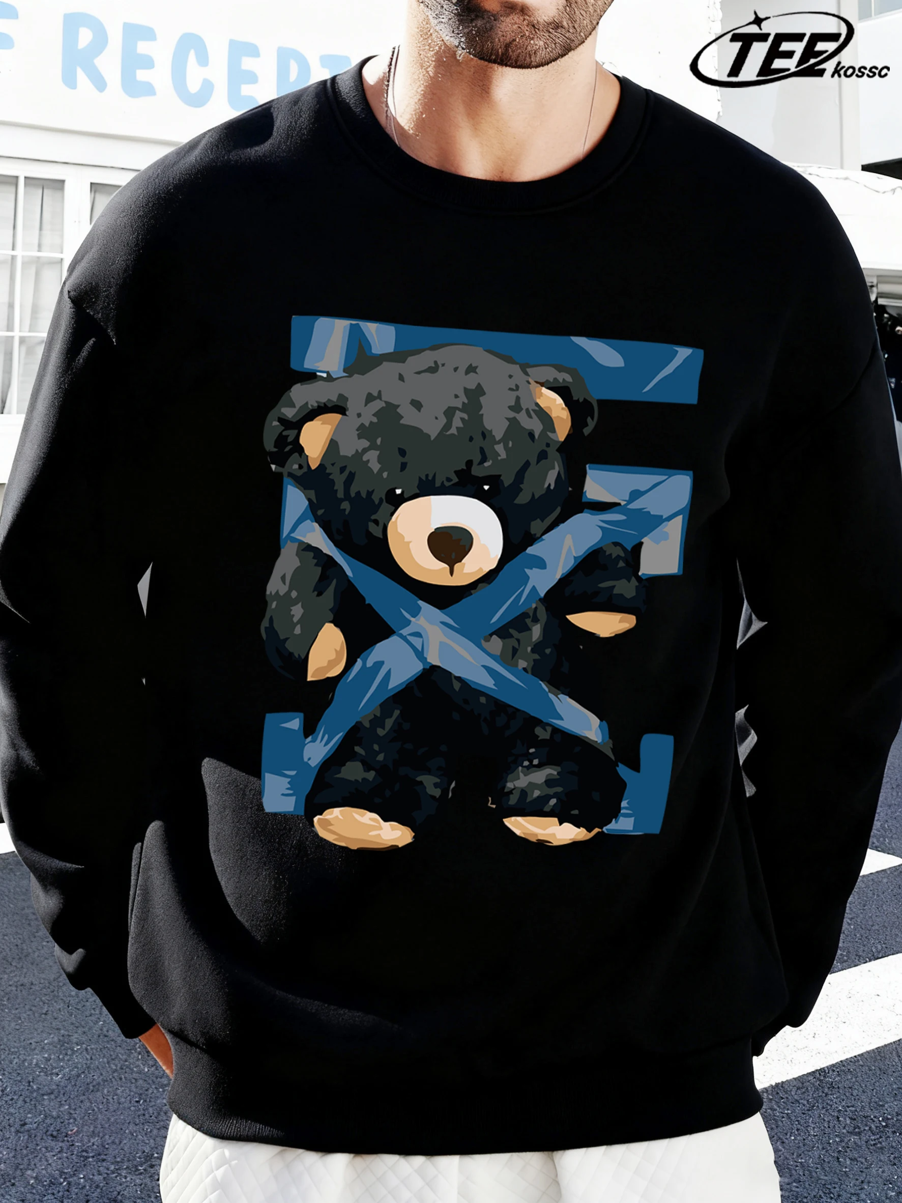 Мужская толстовка с принтом черного медведя, осенний теплый пуловер, свободный винтажный модный флисовый костюм унисекс с длинными рукавами и круглым вырезом
Мужская толстовка с принтом черного медведя, осенний теплый пуловер, свободный винтажный модный флисовый костюм унисекс с длинными рукавами и круглым вырезом