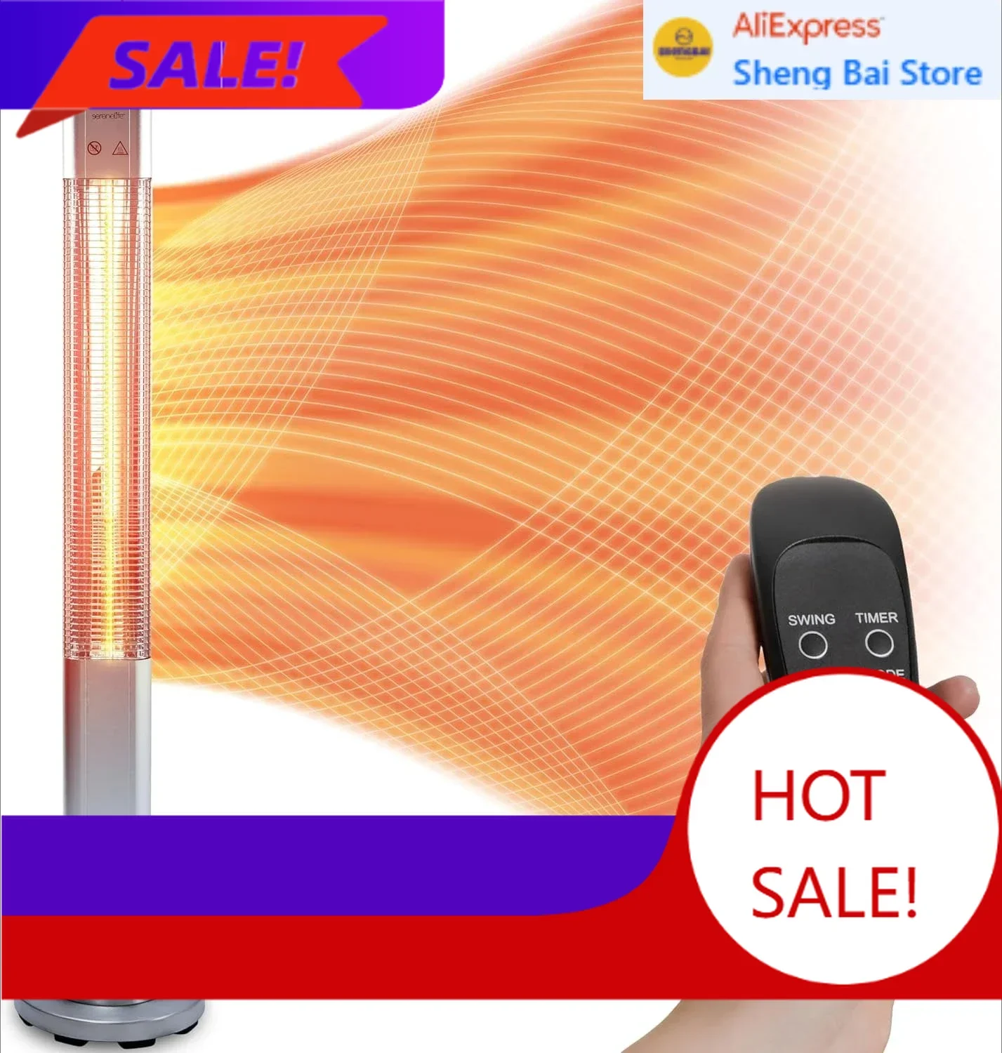 BestsellerBestsellerElectric Patio Heater with Remote Control, 1500 W, Indoor/Outdoor Heaters for Patio, Restaurant, Backyard, G
BestsellerBestsellerElectric Patio Heater with Remote Control, 1500 W, Indoor/Outdoor Heaters for Patio, Restaurant, Backyard, G